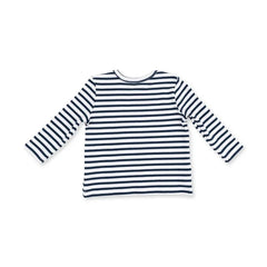 Angel Dear Varsity Jersey in Navy/White Stripe