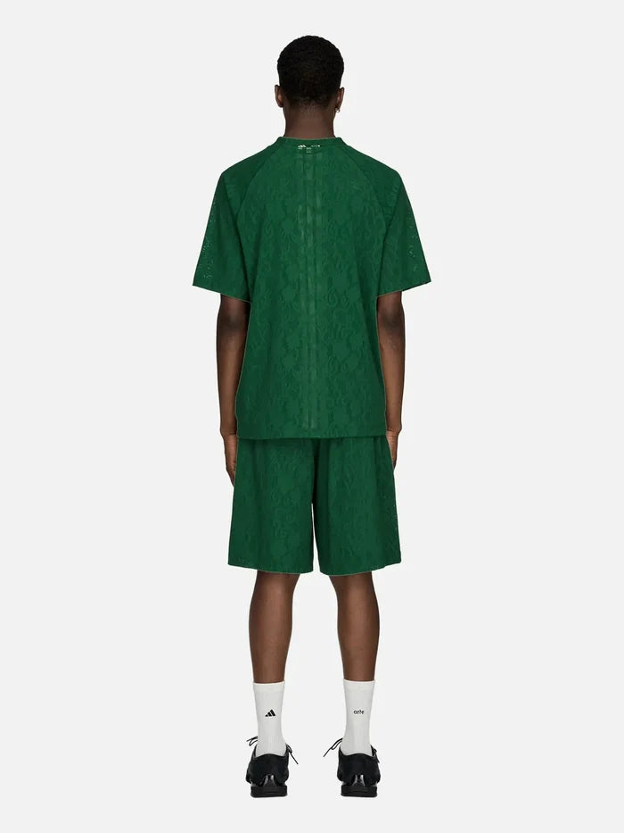 ADIDAS ORIGINALS Arte Antwerp x adidas Engineered Lace Shorts - Ama – yeşil, arkadan görünüm