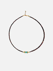 L'ATELIER DES PERLES Aura Sol Lal ve Amazonit Taşlı Kolye - KOLYE