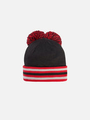 ADIDAS ORIGINALS AVAVAV x adidas Pom Pom Beanie "Black/Better Scarlet" - Uncategorized BERE