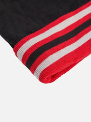 ADIDAS ORIGINALS AVAVAV x adidas Pom Pom Beanie "Black/Better Scarlet" - Uncategorized BERE