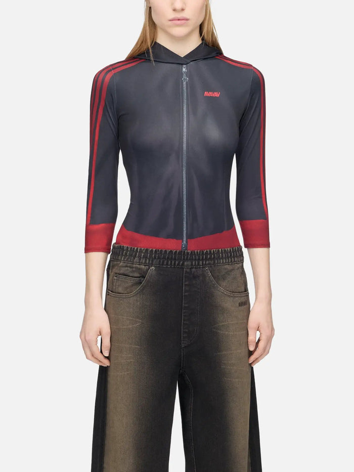 ADIDAS ORIGINALS AVAVAV x adidas Tracktop Baselayer - Better Scarlet - Uncategorized EŞOFMAN ÜSTÜ