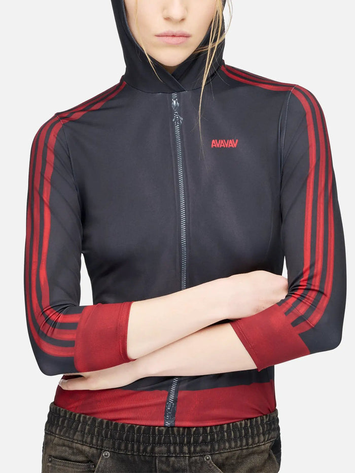 ADIDAS ORIGINALS AVAVAV x adidas Tracktop Baselayer - Better Scarlet - Uncategorized EŞOFMAN ÜSTÜ