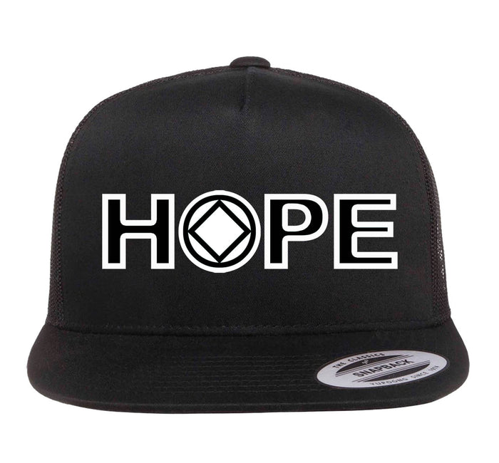 Ball Cap - HOPE w/ NA Symbol - Black