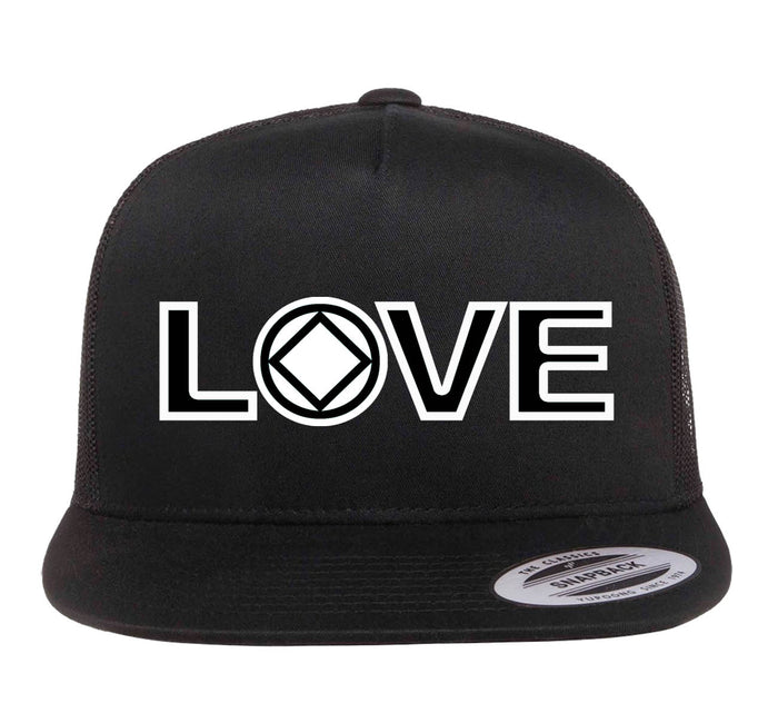 Ball Cap - LOVE w/ NA Symbol - Black