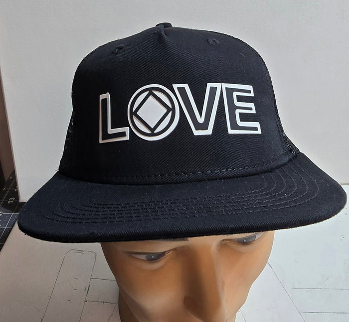 Ball Cap - LOVE w/ NA Symbol - Black