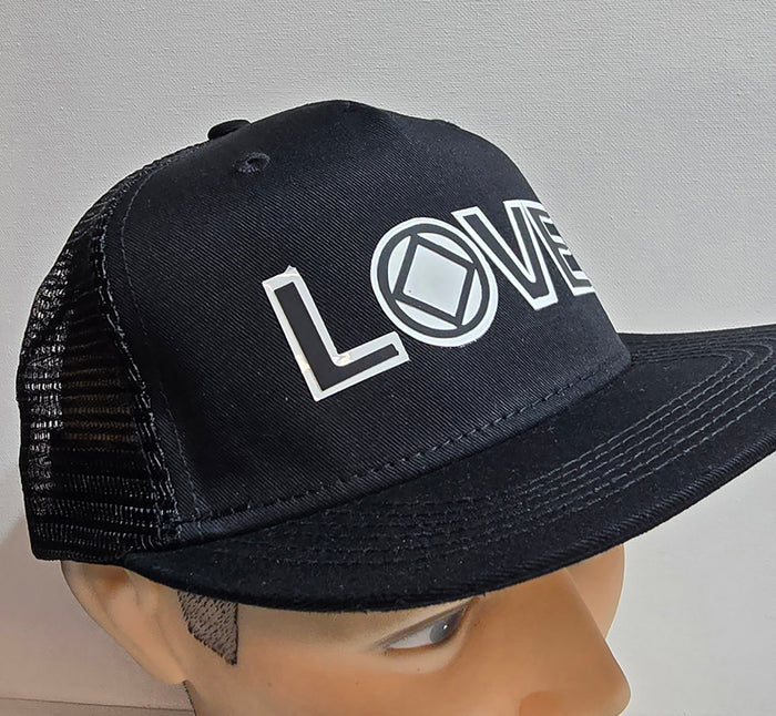 Ball Cap - LOVE w/ NA Symbol - Black