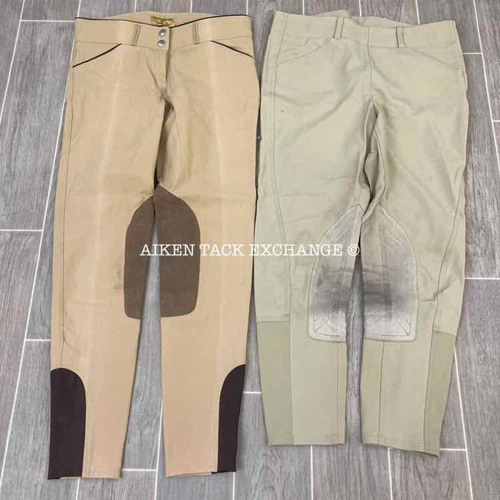 BARGAIN BUNDLE: Devon Aire & Ariat Knee Patch Breeches, 28 & 28R
