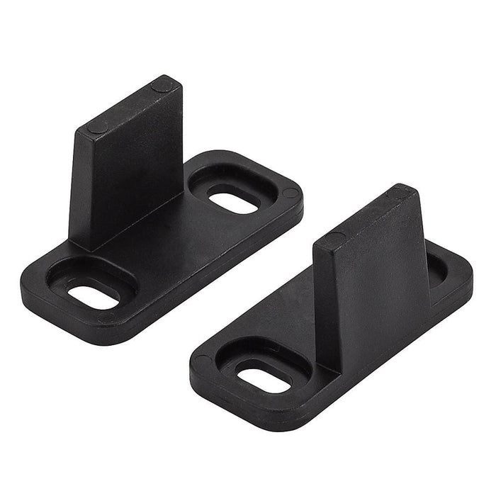 Interior sliding door double floor guide in oil-rubbed bronze