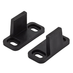 Interior sliding door double floor guide in oil-rubbed bronze