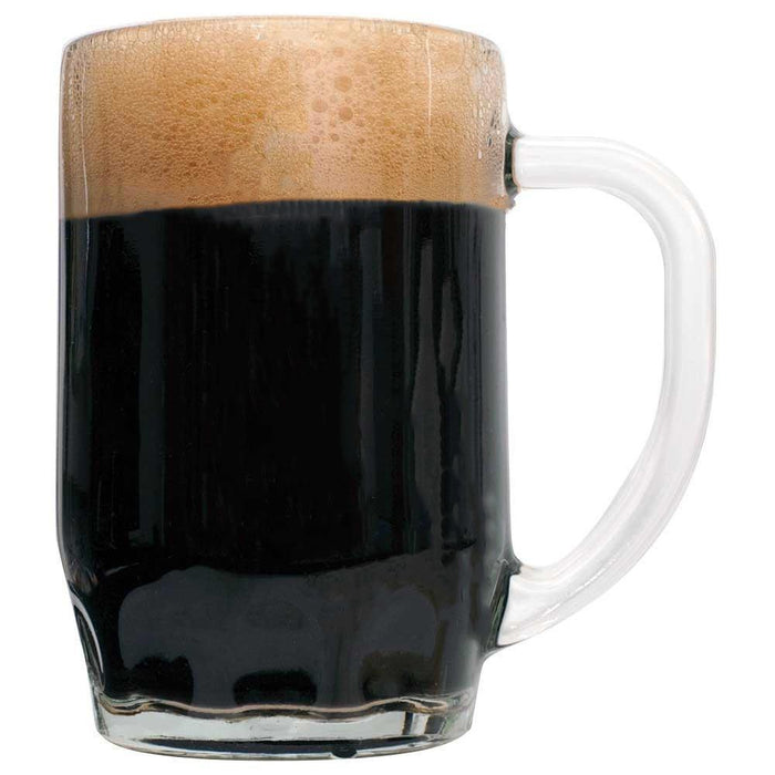 A mug filled with the alcoholic Bastard Stepson Root Beer