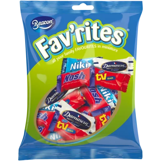 Beacon Fav'rites Mini Chocolate Bars 300g