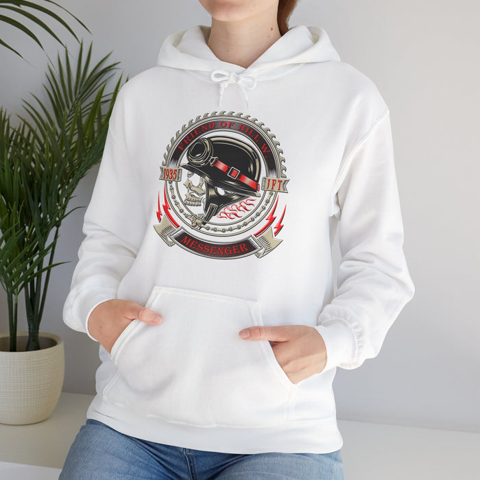Bill W 1935 Messenger AA dtg Hoodie