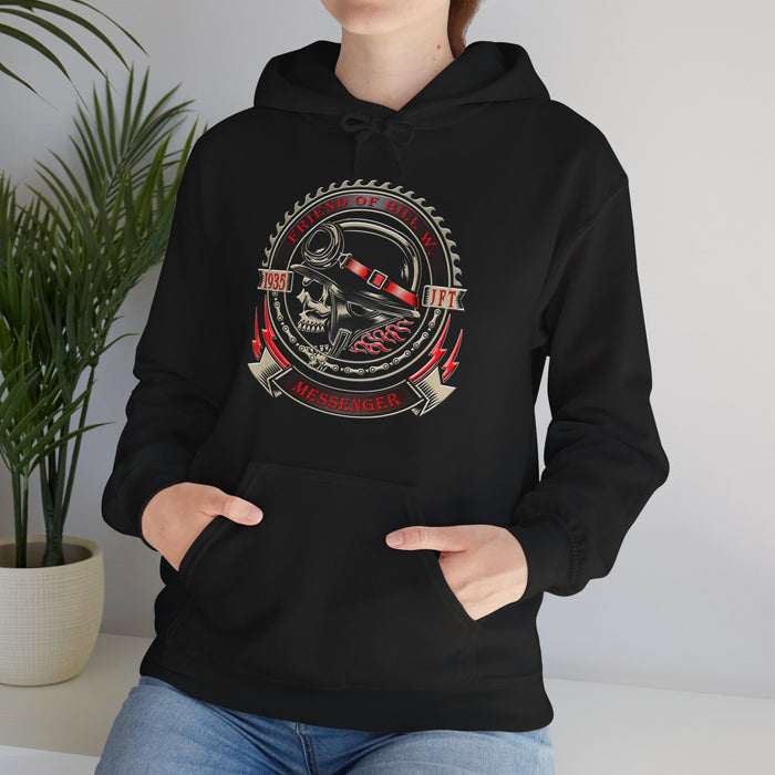 Bill W 1935 Messenger AA dtg Hoodie