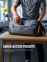 Boldfit TrainFlex Duffle Bag-Grey
