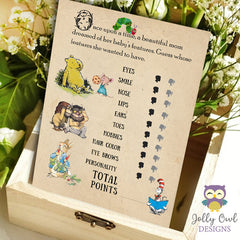 Book Themed Baby Shower Games - 10 Games BUNDLE SET