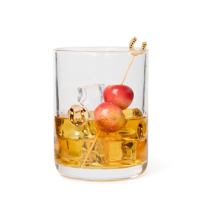 Brown Horse Shoe Tumbler