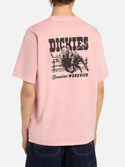 DICKIES Buchtell SS Tee - Bridal Rose - Uncategorized T-SHIRT