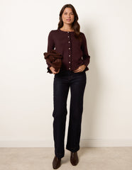 Ruffle Detail Cardigan