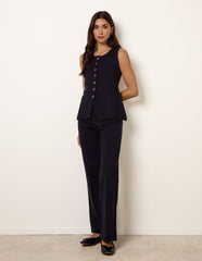 Set With Gold Button