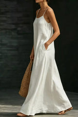 Sleeveless Loose Fit Maxi Dress