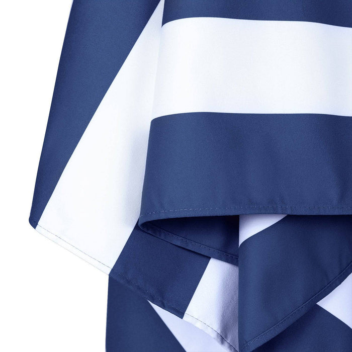Cabana Stripe Whitsunday Navy Beach Towel - 2 sizes - The Preppy Bunny