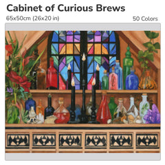 Cabinet of Curious Brews Diamond Painting Kit-55x40cm (22x16 in)-Heartful Diamonds