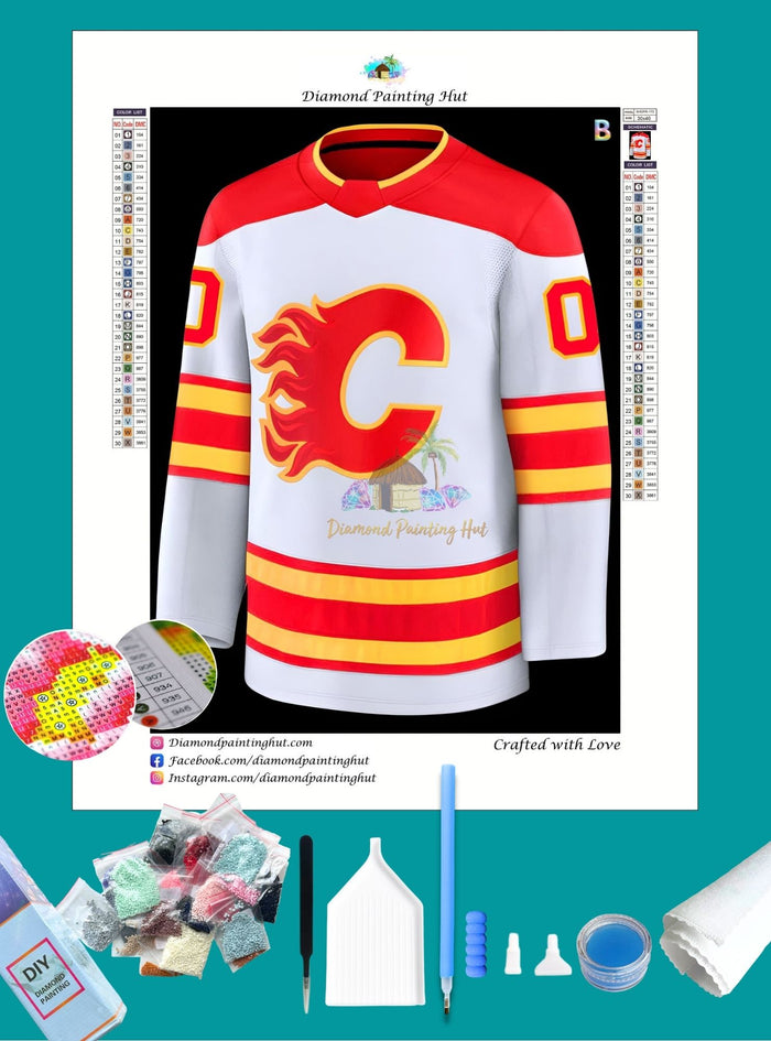 Calgary  NHL Jersey Diamond Painting