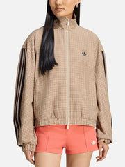 ADIDAS ORIGINALS Checks Track Top - Crystal Linen – Crystal Linen, önden görünüm
