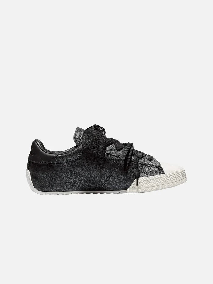 CONVERSE Chuck Taylor Lo Leather – siyah, yandan görünüm