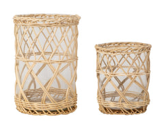 Chunky Wicker Hurricane by The Enchanted Home