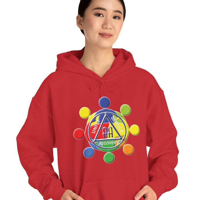 Circle Of Love AA dtg Hoodie
