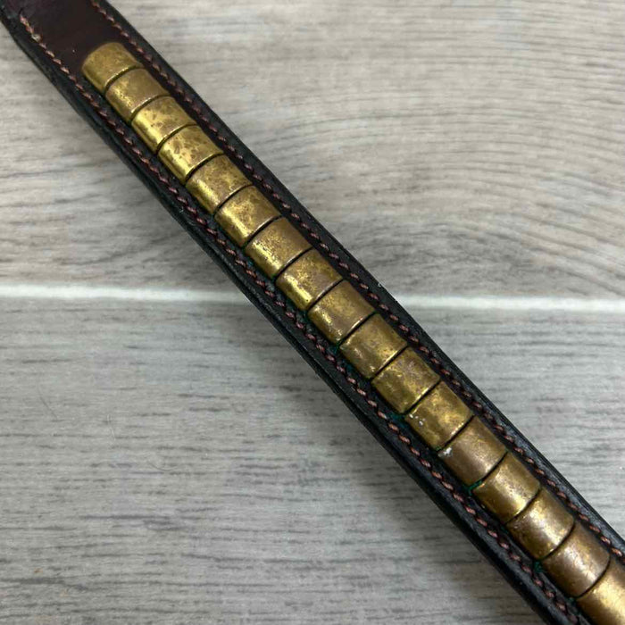 Clincher Browband, Brown, Size 15" Cob