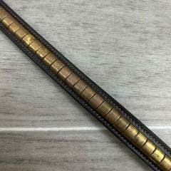 Clincher Browband, Brown, Size 15" Cob