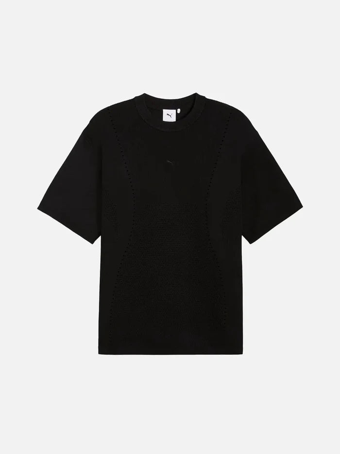 PUMA CLRT Knitted Tee "Black" - T-Shirts T-SHIRT