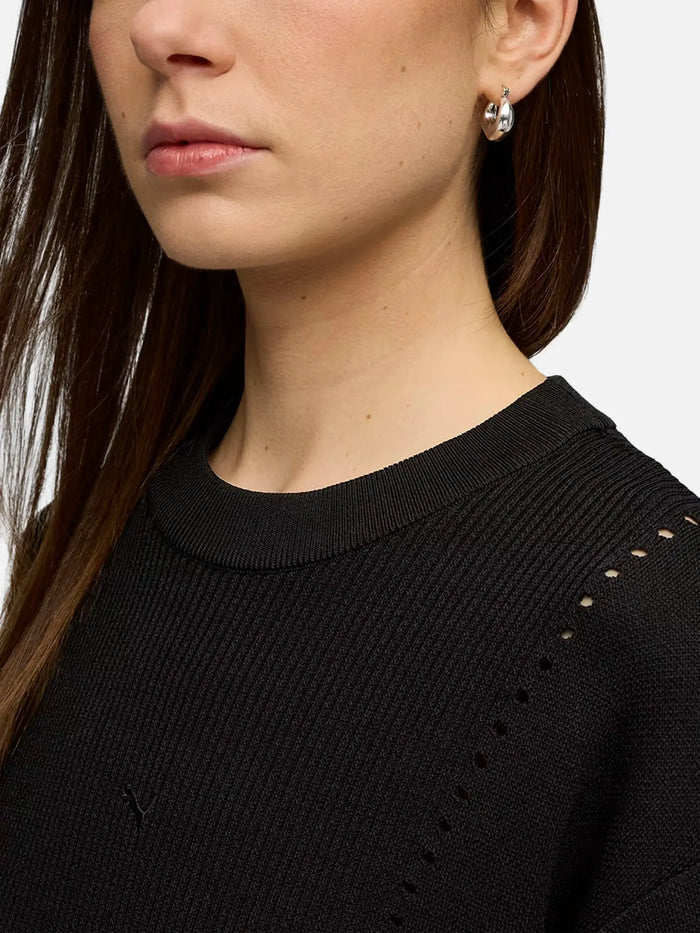 PUMA CLRT Knitted Tee "Black" - T-Shirts T-SHIRT