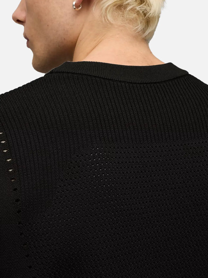 PUMA CLRT Knitted Tee "Black" - T-Shirts T-SHIRT