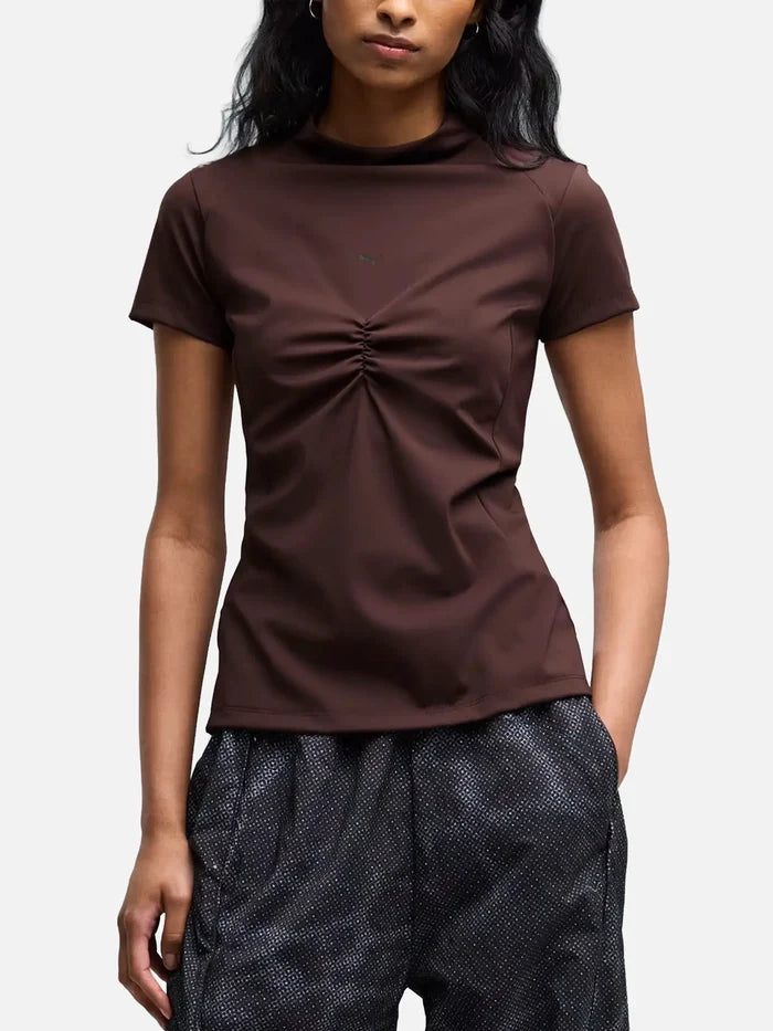 PUMA CLRT Laced Top - Chocolate Fondue – Chocolate Fondue, ön görünüm