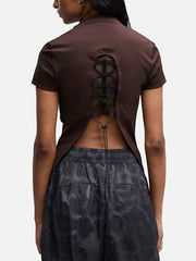 PUMA CLRT Laced Top – Chocolate Fondue, arka görünüm