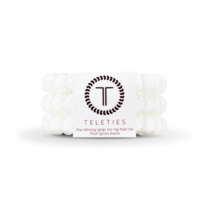 Coconut White Teleties - 2 sizes available - The Preppy Bunny
