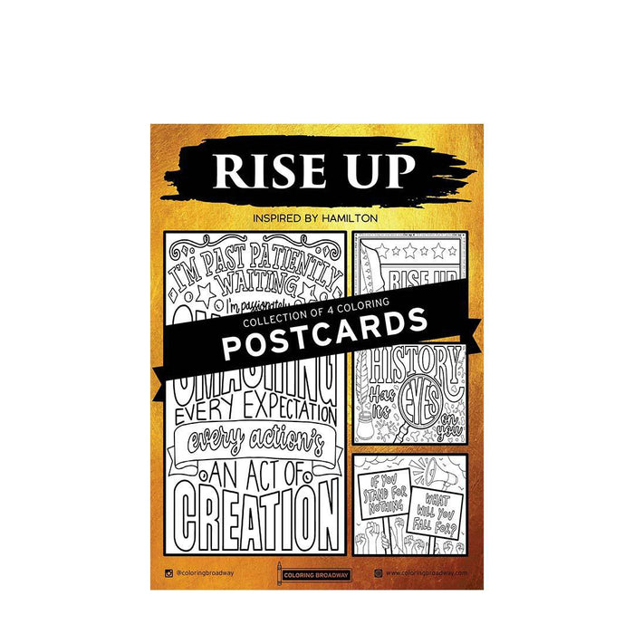CP202 $10 - Rise Up - Hamilton-inspired Set of 4 Postcards