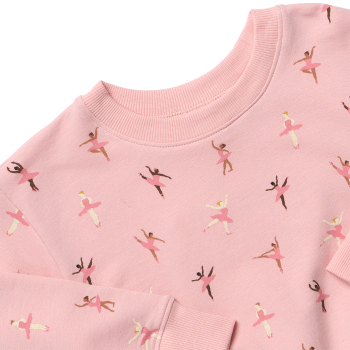 Coop Kids by Pink Chicken Baby Jax Jogger Set in Tiny Ballerinas