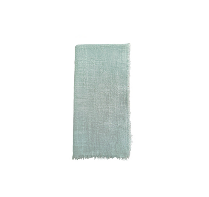 Cotton Gauze Fringe Napkins, Set of 4