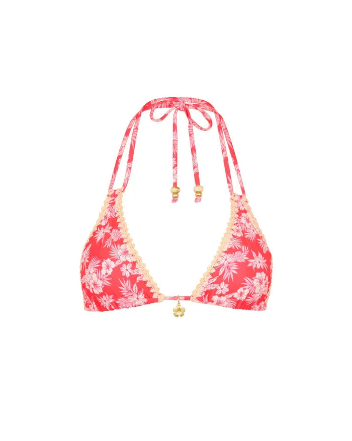 Crochet Halter Bikini Top | Island Punch