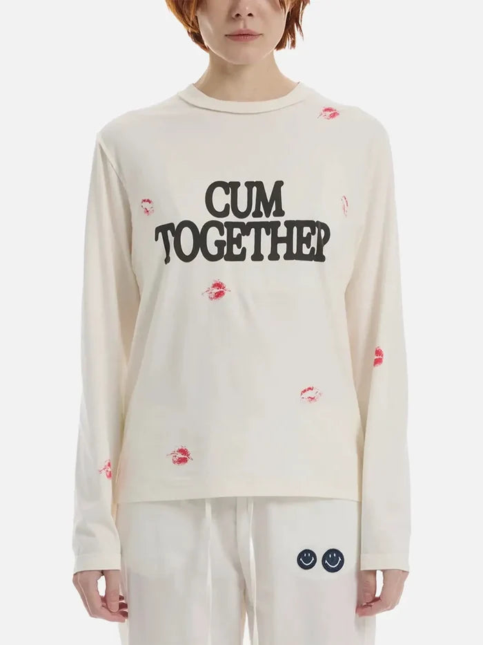 CARNE BOLLENTE Cum Again? - Off White - Kategorize edilmemiş T-SHIRT