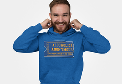 Custom AA Membership Ticket  Hoodie