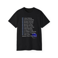 Custom Member Of NA Check List dtg Tee