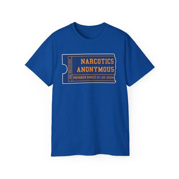 Custom NA Membership Ticket Tee