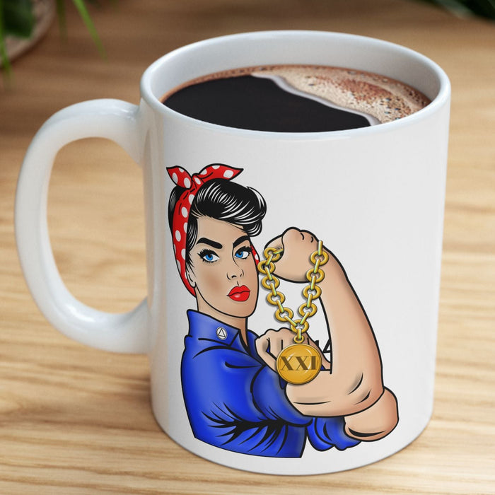 Customized Rosie The Riveter AA Ceramic Mug