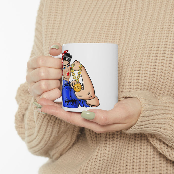 Customized Rosie The Riveter AA Ceramic Mug